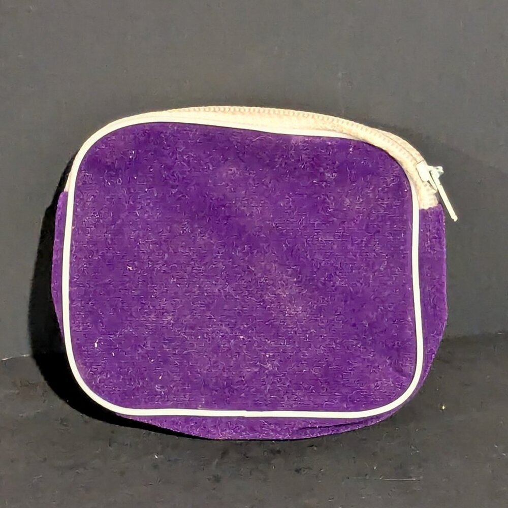 3" Purple Velvet Coin Purse